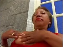 Maria berbat 49 yr eski siyah büyükanne ve iyi becerdin