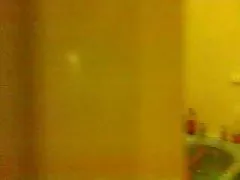Banyo habersiz olgun karı